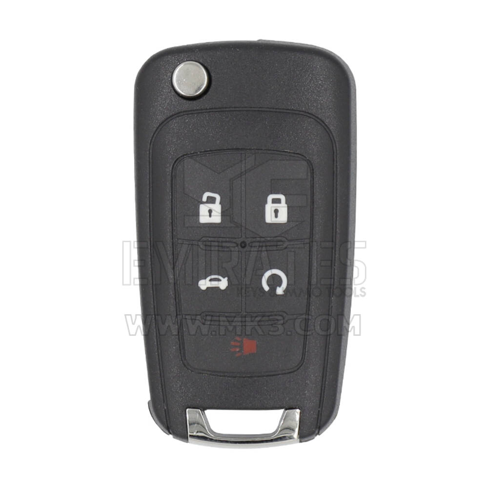 Chevrolet Flip Smart Remote Key 5 Buttons 433Mhz 13531406 / 13506408 / 13531362