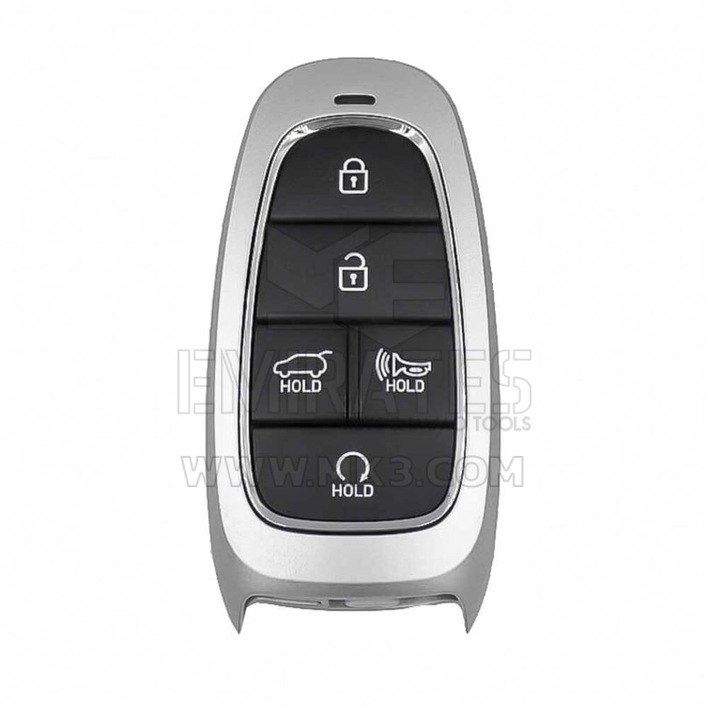 Chave remota inteligente original Hyundai Santa Fe 2021 com 5 botões, 433 MHz, código 95440-S1570