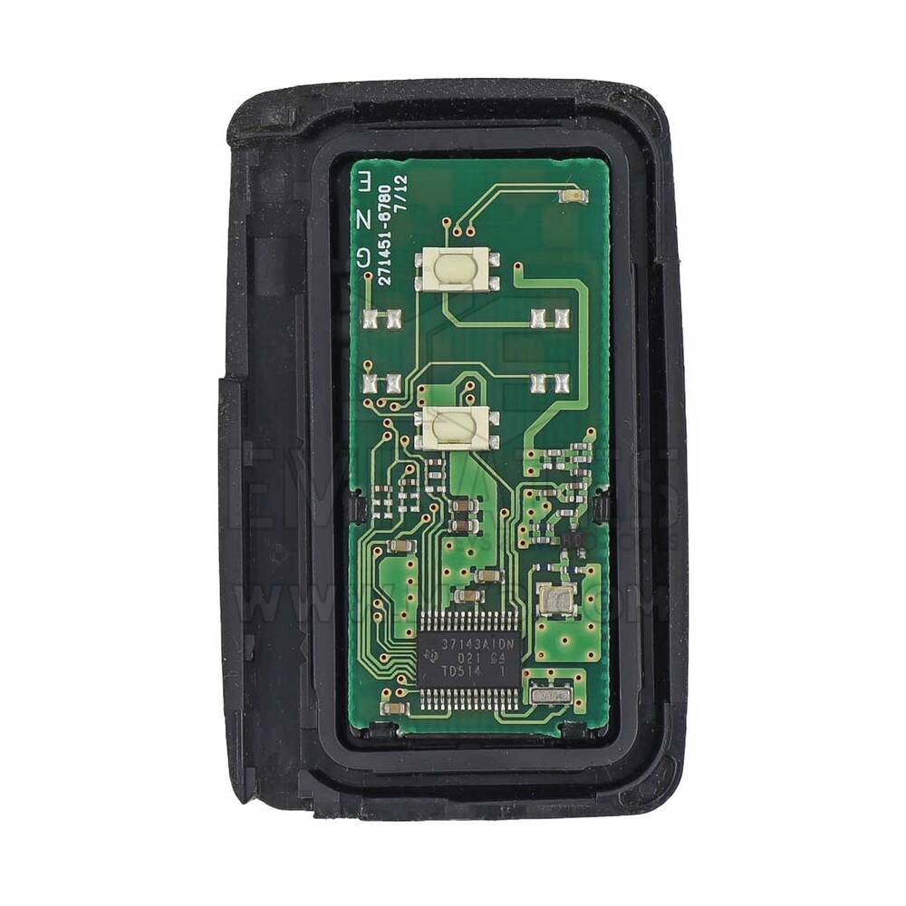 Chave Remota Inteligente Original Toyota Usada Desbloqueada 2 Botões 312MHz Capa Preta 271451-6780 Alta Qualidade Melhor Preço | Chaves Emirates