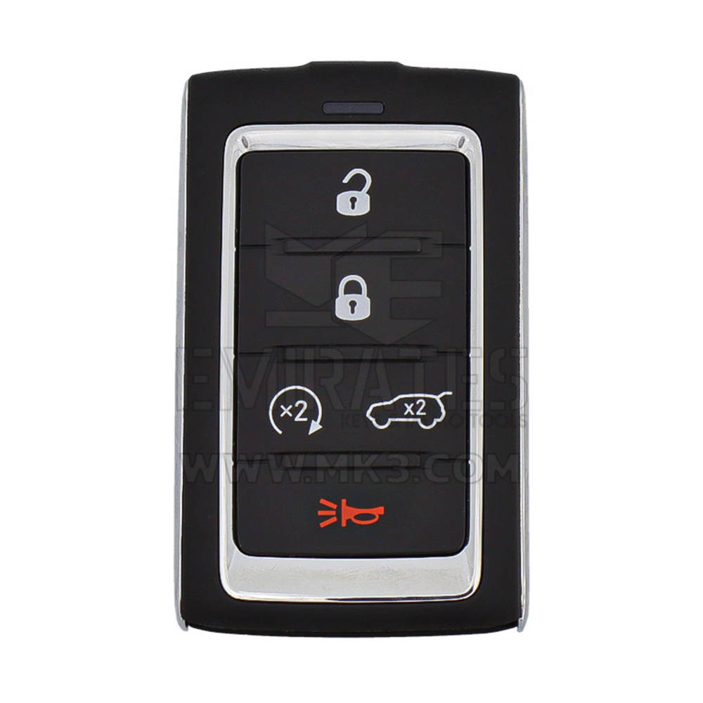 Control remoto inteligente original Jeep Wagoneer 2021 de 4 + 1 botones, 433 MHz, 68377534AB