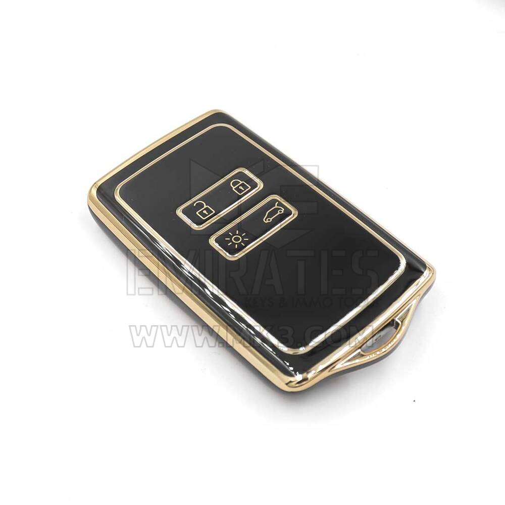 Nouvelle couverture de haute qualité Nano Aftermarket pour la nouvelle clé à distance Lexus 4 boutons couleur noire | Clés Emirates