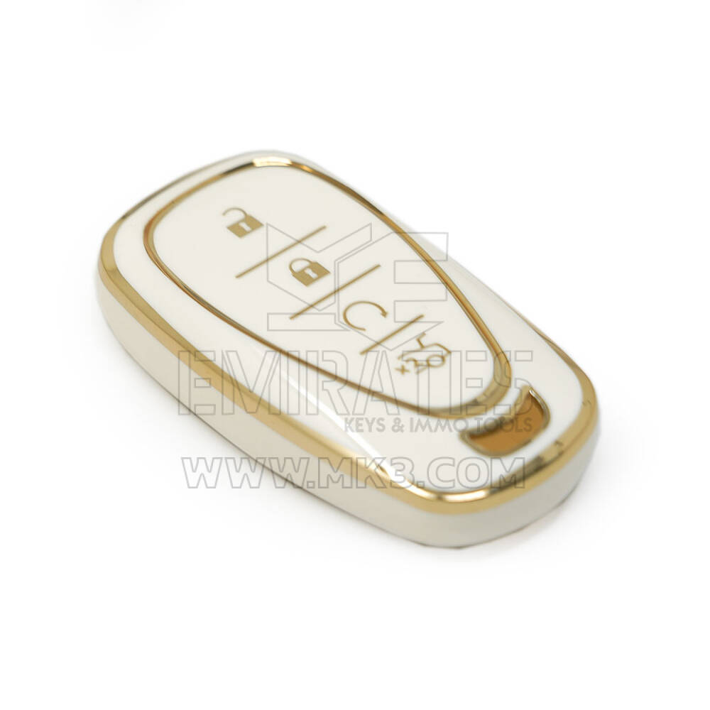 Yeni Satış Sonrası Nano Chevrolet Uzaktan Anahtar Için Yüksek Kaliteli Kapak 4 Düğmeler Otomatik Başlat Beyaz Renk | Emirates Anahtarları