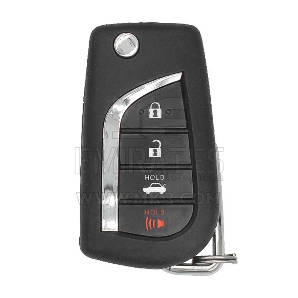 Toyota Camry 2018 Original Flip Remote Key 3+1 Botões 433MHz 89070-33F20 / 89070-33F21
