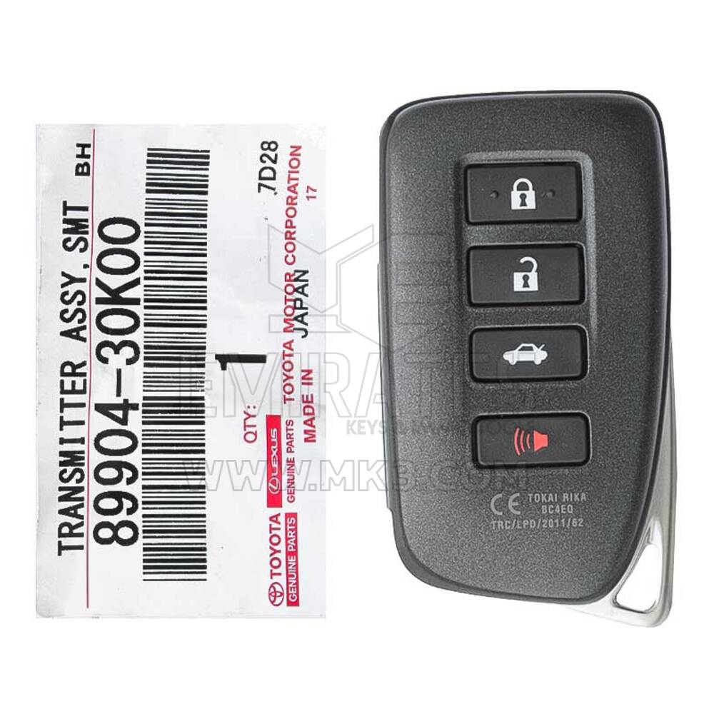 Brand New Lexus GS 2016 Genuine/OEM Smart Key Remote 4 Buttons 433MHz 89904-30K00 89904-30D20 / FCCID : BC4EQ | Clés Emirates
