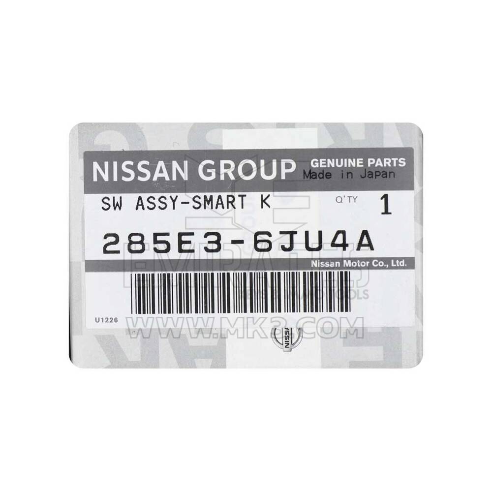 Новый Nissan Armada 2023-2024 Оригинальный / OEM Smart Remote Key 3+1 Кнопки 433MHz OEM Номер детали: 285E3-6JU4A - FCC ID: CWTWB1U787 | Ключи от Эмирейтс
