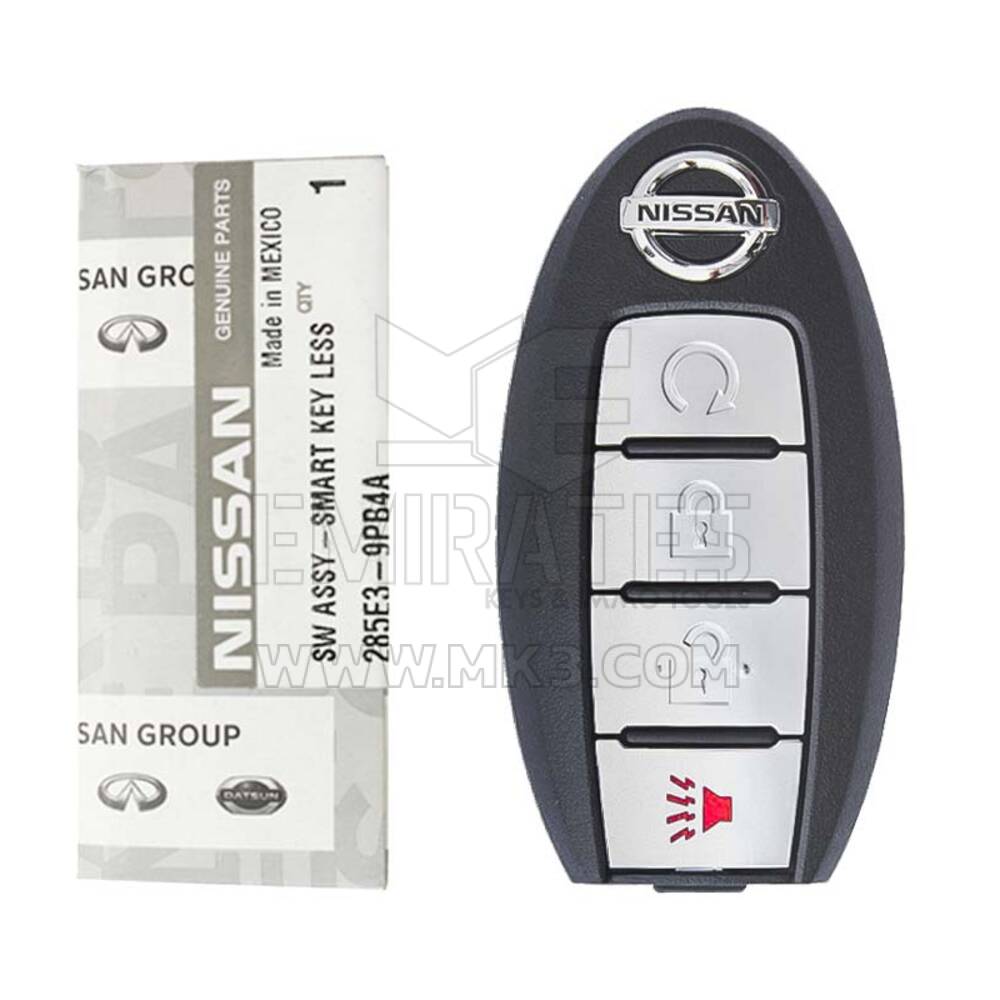 Nissan Pathfinder Chiave telecomando intelligente originale 285E3-9PB4 | MK3