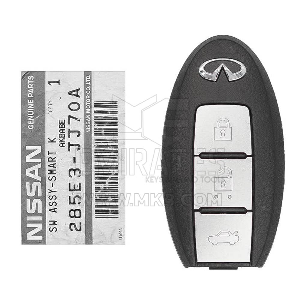 Brand New Infiniti G35 2010 Genuine/OEM Smart Key Remote 3 Buttons 433MHz OEM Part Number: 285E3-JJ70A / 285E3-JJ75A / 285E3-JJ70E | Emirates Keys