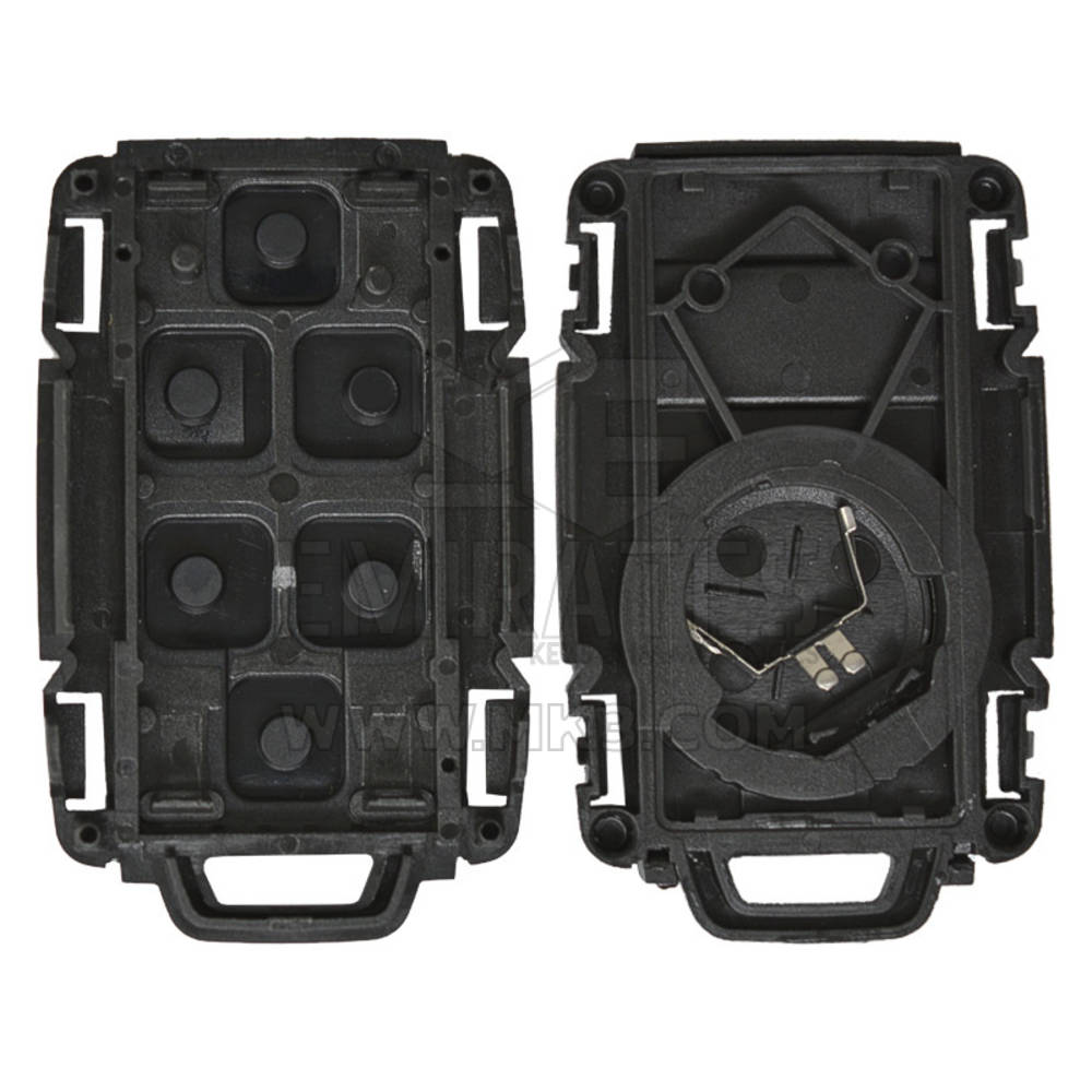 Nova carcaça de chave remota GMC Chevrolet de reposição com 6 botões - Capa para controle remoto, capa para chave remota de carro, substituição de carcaças de controle remoto a preços baixos.