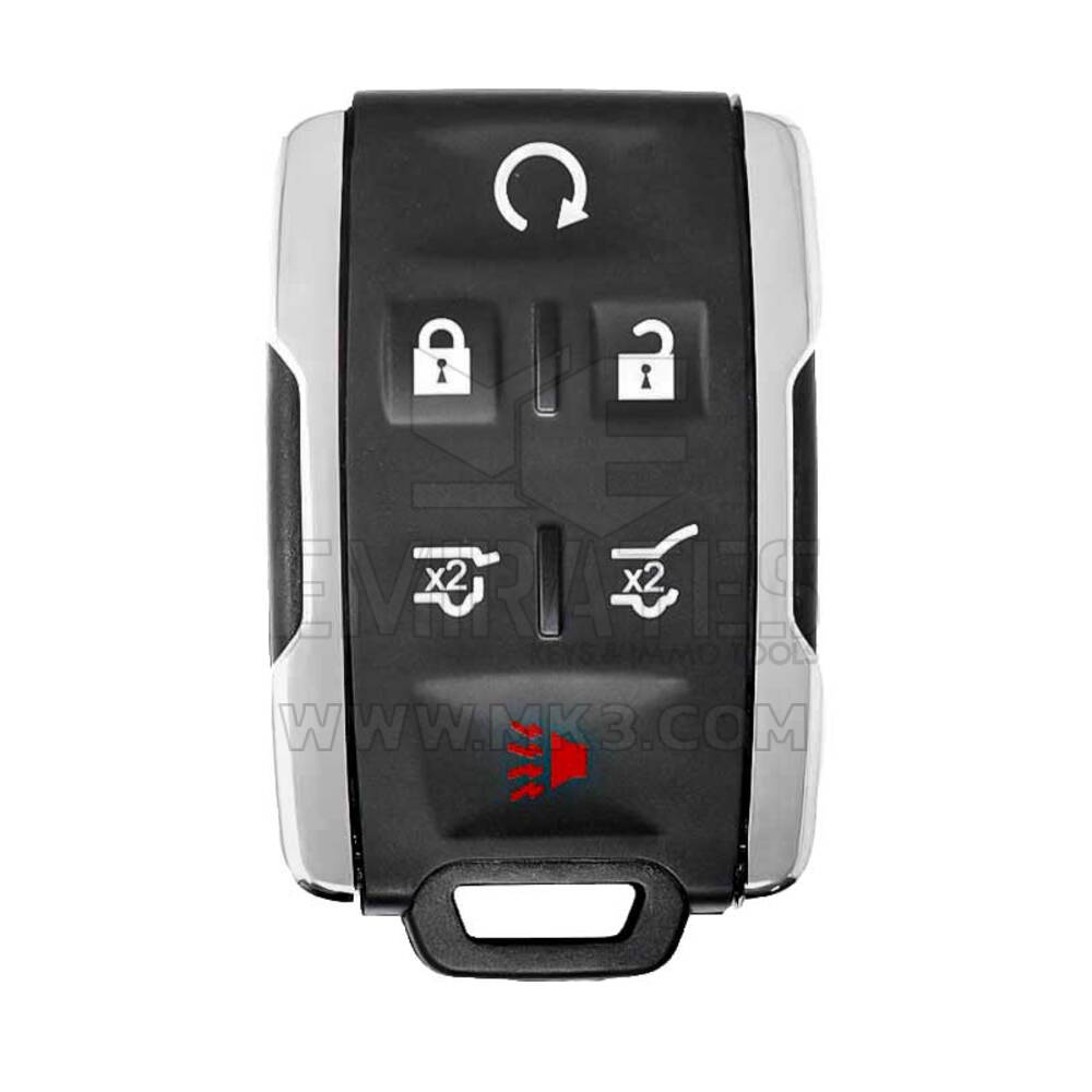 GMC Chevrolet Remote Key Shell 5+1 botões cor prata
