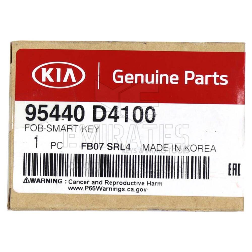 NUOVO KIA Optima 2016-2018 Telecomando Smart Key originale 3 pulsanti 433 MHz HITAG 3 Transponder 95440-D4100 95440D4100 - FCCID: SVI-JFFGE03 | Chiavi degli Emirati