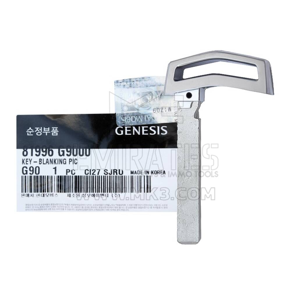 New Genuine/OEM  Genesis 2018-2019 Genuine Smart Key Blade wider Manufacturer Part Number: 81996-G9000 | Emirates Keys