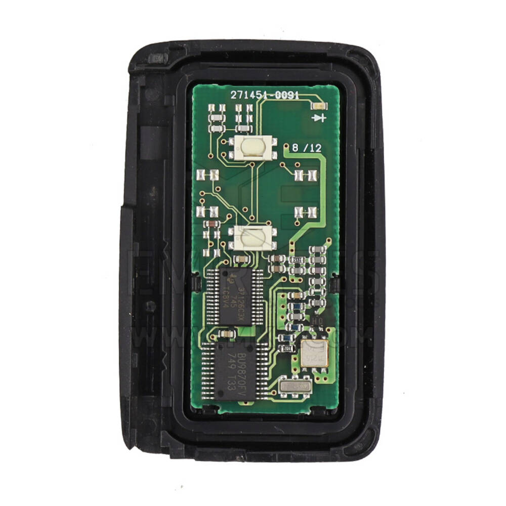 Chave inteligente original usada para Toyota Vitz 2005-2010, com 2 botões, 312 MHz, placa de circuito impresso (PCB) 271451-0091 / 89904-52060 271451-0091 | Emirates Keys