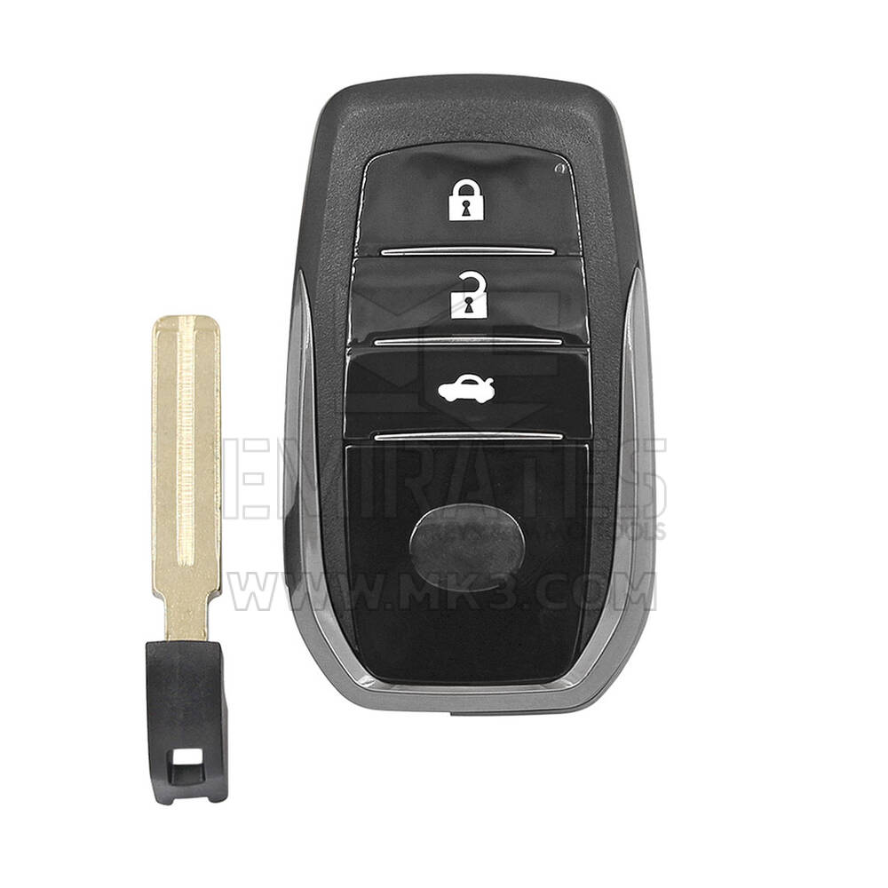 Nueva llave remota inteligente universal KeyDiy KD TB01-3 para Toyota Lexus de 3 botones con transpondedor de 8 A para Toyota RAV4, Camry y Lexus | Emirates Keys