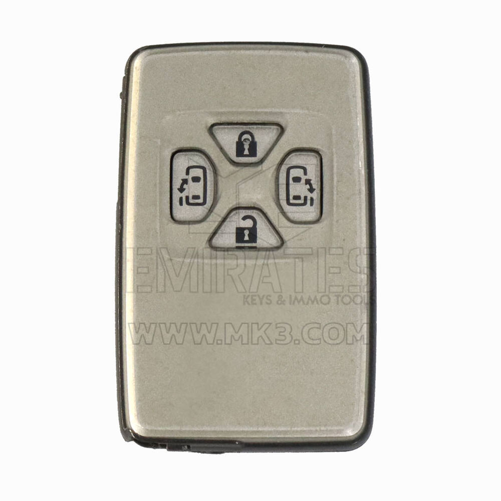 Toyota Smart Key 4 botões porta deslizante 312 MHz PCB 271451-0500