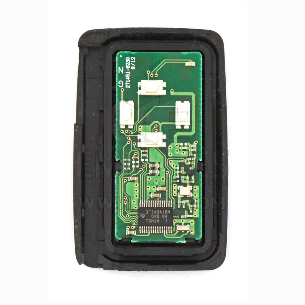 Usado Toyota Smart Key 4 botões porta deslizante 312 MHz capa preta PCB número da placa: 271451-6230 | Emirates Keys