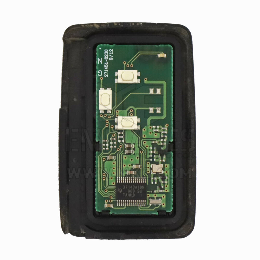 Usado Toyota Smart Key 3 botões porta deslizante 312 MHz capa preta PCB número da placa: 271451-6230 | Emirates Keys