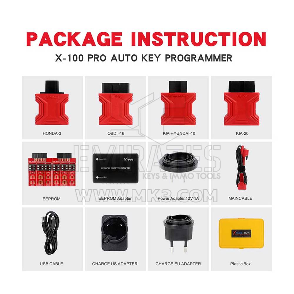 Xtool X100 Pro2 Otomatik Anahtar Programlama Cihazı - MK16997 - f-4
