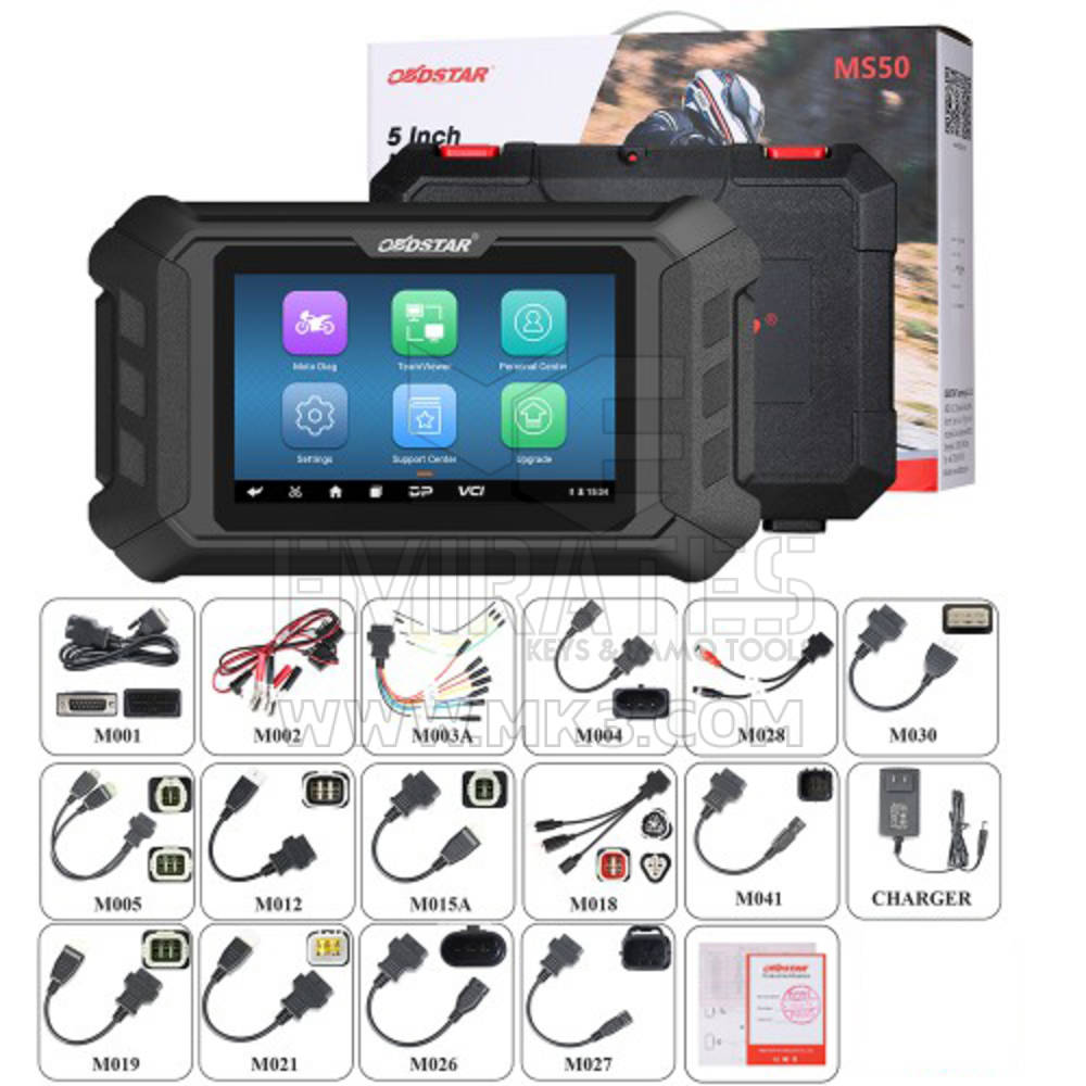 OBDSTAR MS50 fornisce funzioni diagnostiche complete, tra cui la lettura o la cancellazione dei codici di errore, la lettura del flusso di dati, il test di azione, l'impostazione, la codifica, ecc.;