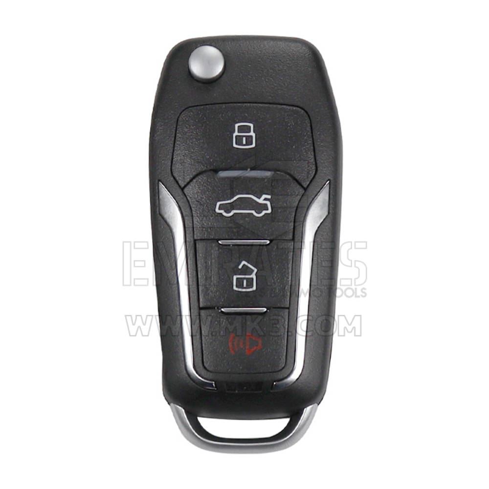 Xhorse VVDI Key Tool VVDI2 Откидной дистанционный ключ 3+1 кнопки Ford Style XEFO01EN