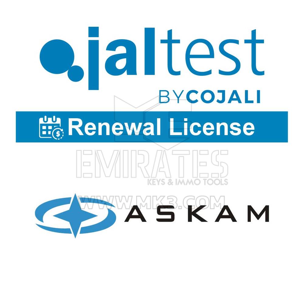 Jaltest - Renouvellement de certaines marques de camions. Licence d'utilisation 29051103 Askam