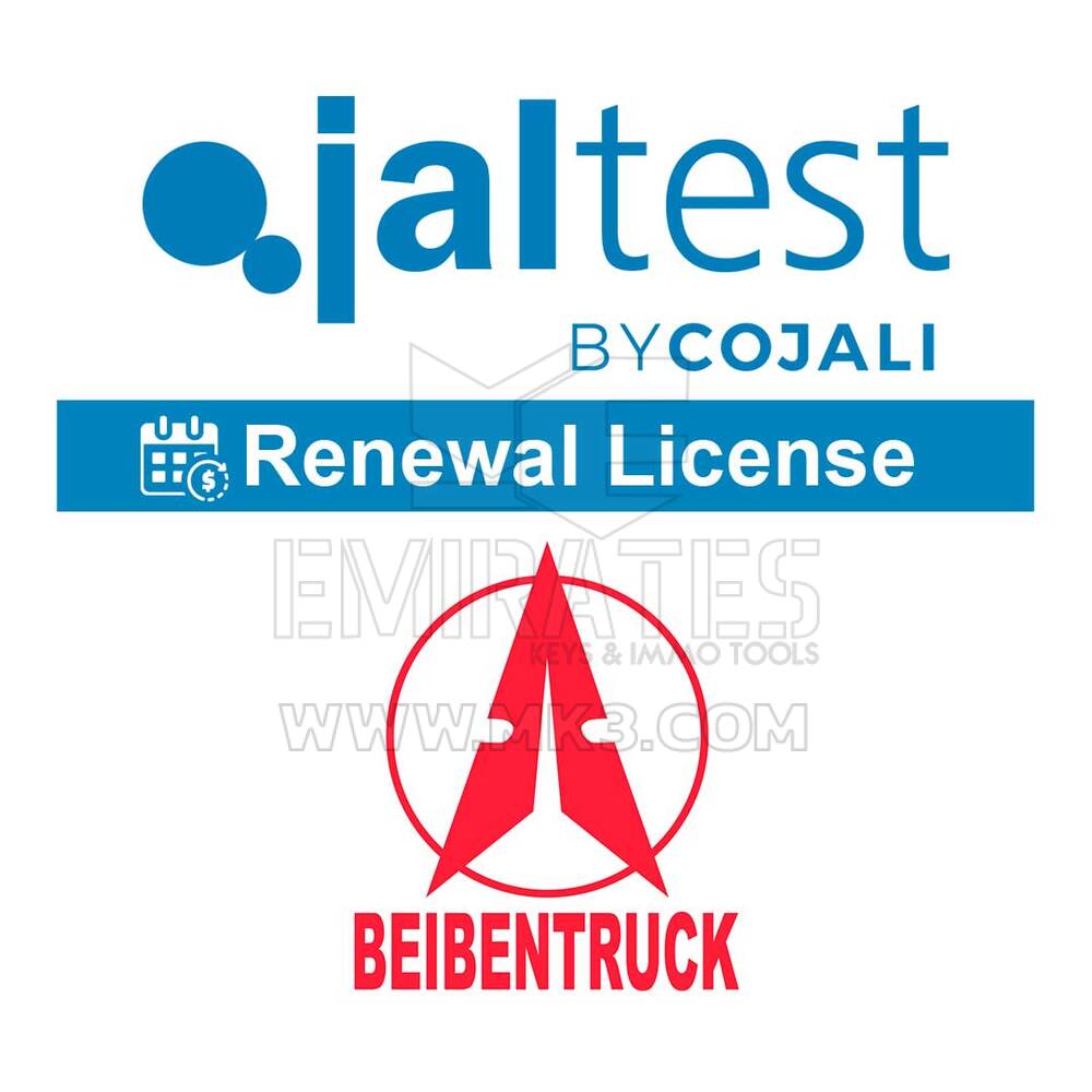 Jaltest - Renouvellement de certaines marques de camions. Licence d'utilisation 29051136 Beiben