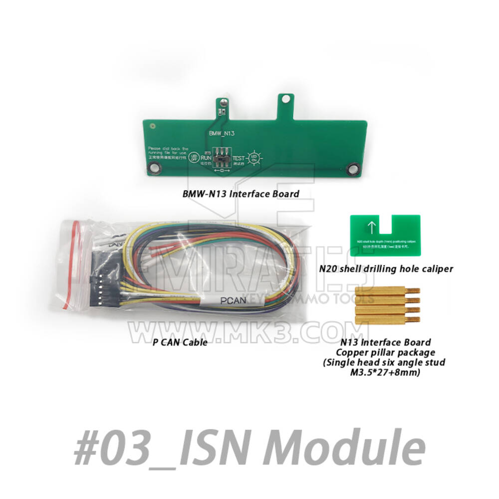 Yanhua ACDP Set Module 3 for Read/write N20/N55/N13 ISN code via OBD