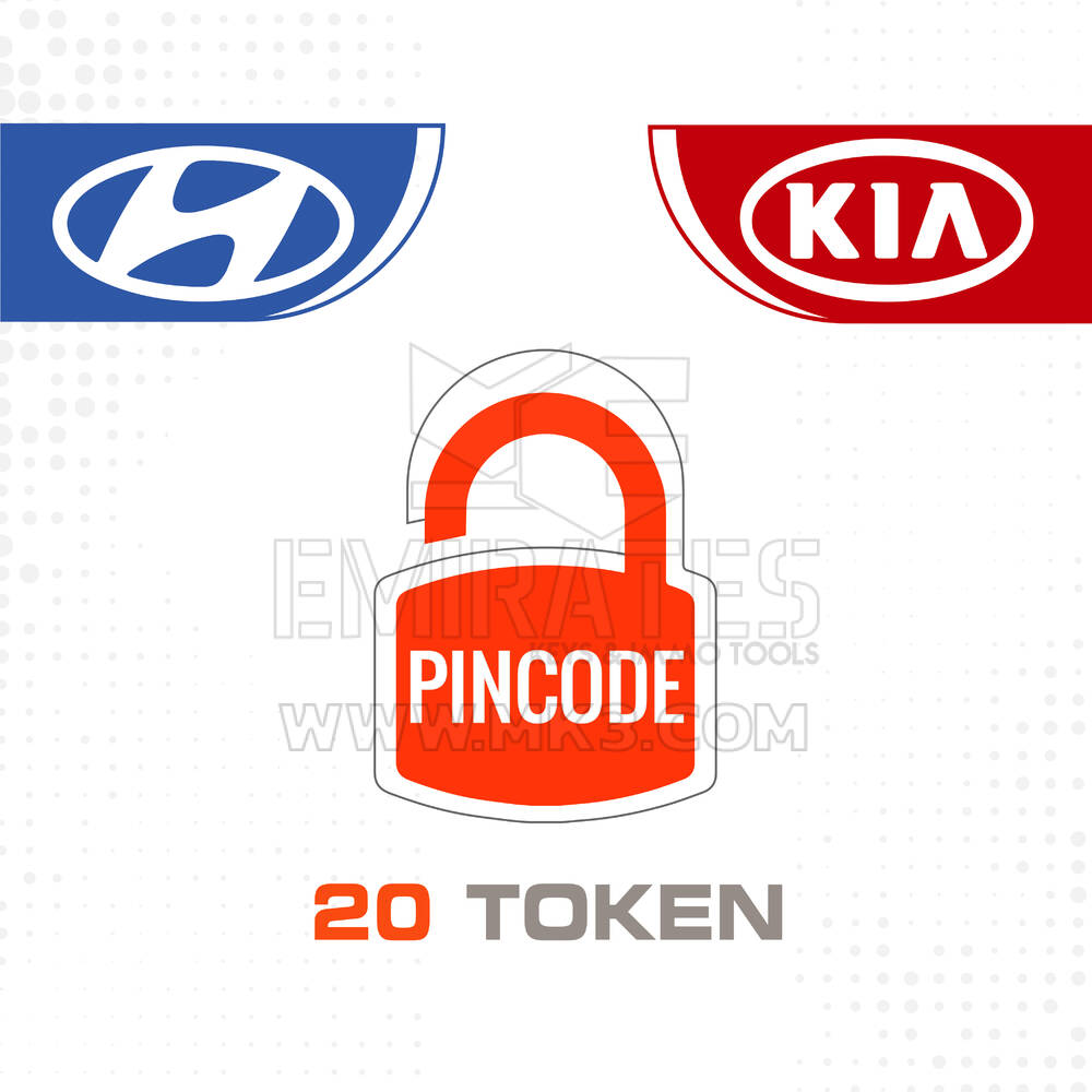KIA & Hyundai online Pincode Calculator 20 Token