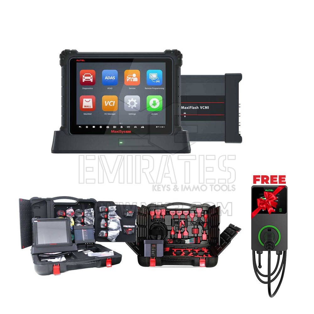 Autel MaxiSys Ultra & EV Diagnostics Upgrade Kit + FREE Autel MaxiCharger AC Wallbox EU AC W22 Bundle