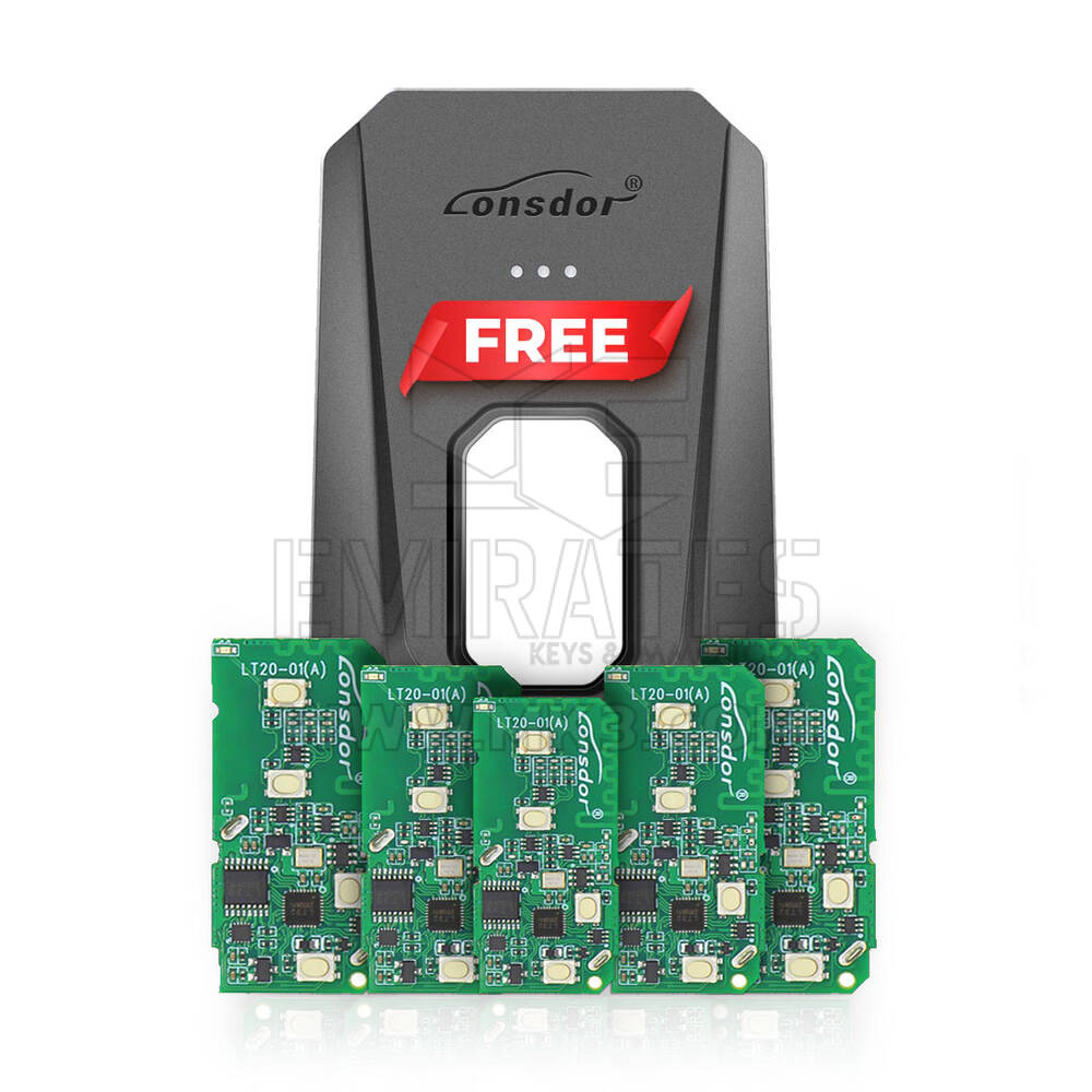 Lonsdor Bluetooth Smart Key Generator for Free + 5 PCs Lonsdor LT20-01J0