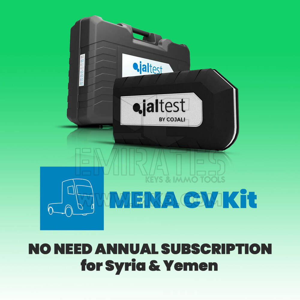JALTEST MENA CV Kit Diagnostics For Commercial Vehicle