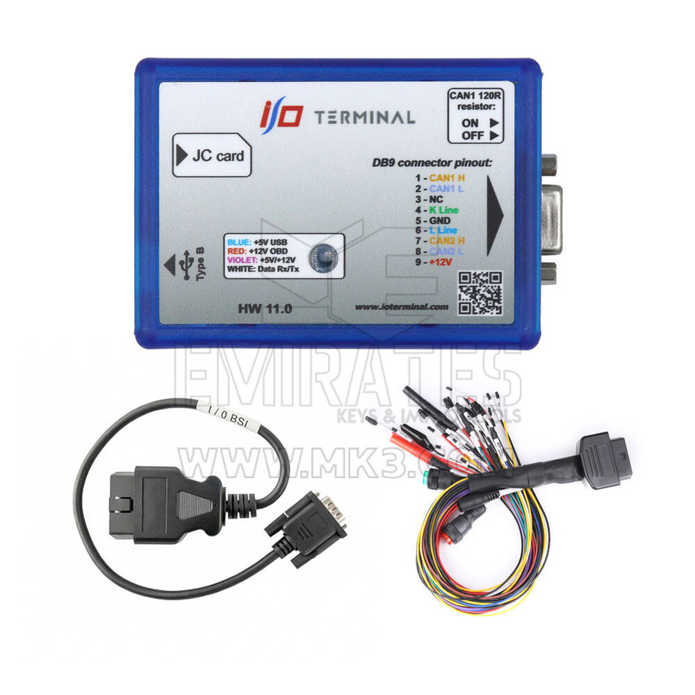 IO Terminal – ( OBD Cable & GODIAG OBD2 Jumper Adapter )