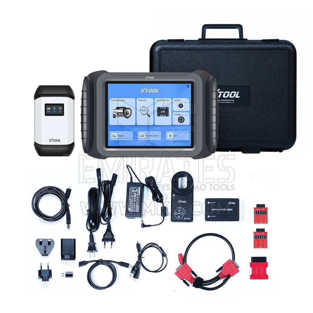 Yeni Paket X-Tool X100PAD Elite2 Profesyonel Anahtar Programlayıcı + KC501 Anahtar ve Çip Programlayıcı + M821 Mercedes Benz Adaptörü | Emirates Keys