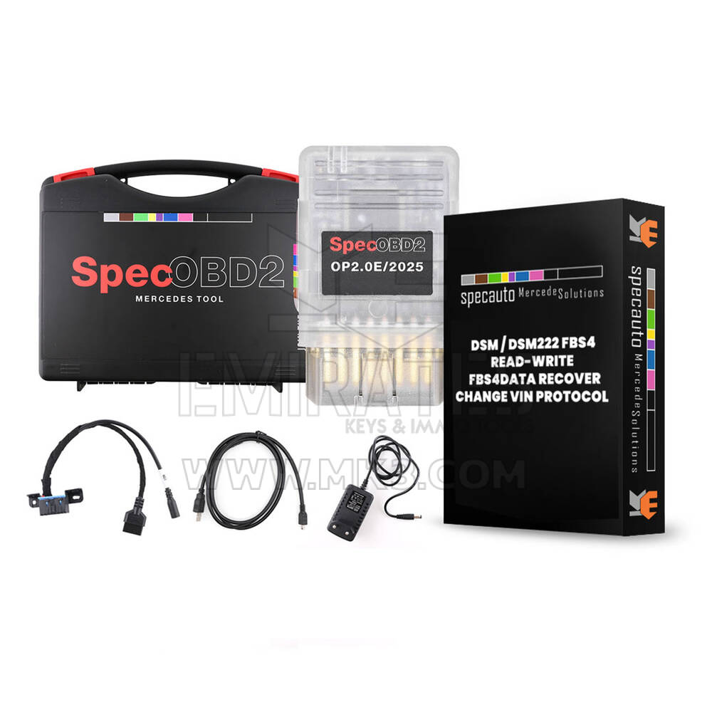 SpecAuto SpecOBD2 Mercedes Tool With DSM / DSM222 FBS4 Read/Write FBS4Data/Recover/ Change VIN protocol