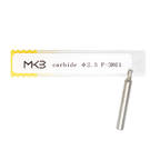Fresa de topo Material de carboneto 2,5 mm φ2,5xD4x33
