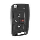 Volkswagen Flip Remote Key Proximity Type 3+1 Buttons 315MHz MQB Transponder