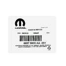 New Dodge RAM 2019 Genuine / OEM Smart Remote Key Chrome Side 3 Buttons 433MHz 68575600AA, 68584151AA, 68291687AB, 68291687AC, 68291687AD, 68291687AE, 68442905AB | Emirates Keys -| thumbnail