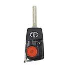 Usado Reutilizável Toyota Camry 2018 Genuíno/OEM Flip Remote Key 3+1 Botões 433MHz Número de peça OEM: 89070-33F20 / 89070-33F21, FCC ID: HYQ12BGF | Emirates Keys -| thumbnail