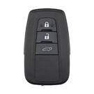 Chave remota inteligente original Toyota Corolla Cross 2021 com 3 botões e frequência de 433,58/434,42 MHz.