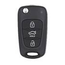 KIA Optima 2010-2013 Original Flip Remote Key 3 Botões 433MHz 95430-2T611 / 95430-2T610