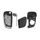 New Aftermarket Chevrolet Modified Flip Key Shell 3 Buttons High Quality Best Price | Emirates Keys -| thumbnail