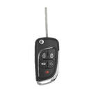 New Aftermarket Chevrolet Modified Flip Key Shell 4+1 Buttons High Quality Best Price | Emirates Keys -| thumbnail