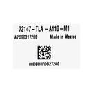 Chave remota inteligente original Honda Pilot / Passport 2021 usada 5 botões 433 MHz (Driver 1) Número de peça OEM: 72147-TG7-AA1 | Chaves dos Emirados -| thumbnail