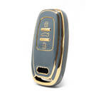 Cover Nano di alta qualità per chiave telecomando Audi 3 pulsanti colore grigio Audi-A11J