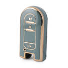 Nano – housse de haute qualité pour clé télécommande intelligente Perodua, 3 boutons, couleur grise, PRD-C11J3