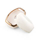 New Aftermarket Nano High Quality Cover For Mercedes Benz Remote Key 2 Buttons White Color Benz-A11J2 | Emirates Keys -| thumbnail