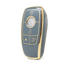 Nano High Quality Cover For Mercedes E Series Remote Key 4 Buttons Gray Color Benz-B11J4
