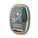 Nano – couvercle de haute qualité pour clé télécommande Honda, 4 boutons, couleur grise, HD-J11J4
