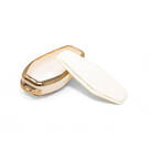 New Aftermarket Nano High Quality Cover For BYD Remote Key 4 Buttons White Color BYD-D11J | Emirates Keys -| thumbnail