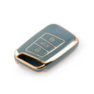 New Aftermarket Nano High Quality Cover For Volkswagen Touran Remote Key 3 Buttons Gray Color VW-D11J | Emirates Keys -| thumbnail
