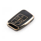 New Aftermarket Nano High Quality Cover For Volkswagen Smart Remote Key 5 Buttons Black Color VW-D11J5 | Emirates Keys -| thumbnail